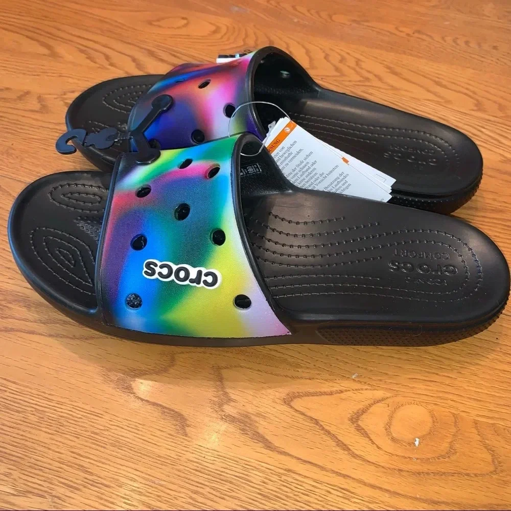 Crocs Slides NWT mens 12 - Picture 2 of 6